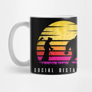 Bigfoot Social Distancing Mug